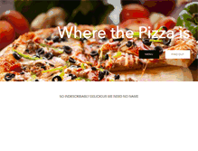 Tablet Screenshot of nonamepizzaandsubs.com